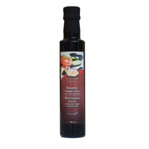 Carob Balsamic Vinegar Sauce - Creta Carob-0