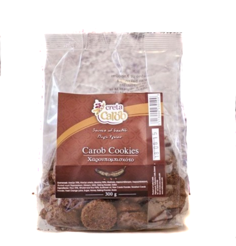 Carob Cookies (300gr) - Creta Carob-0