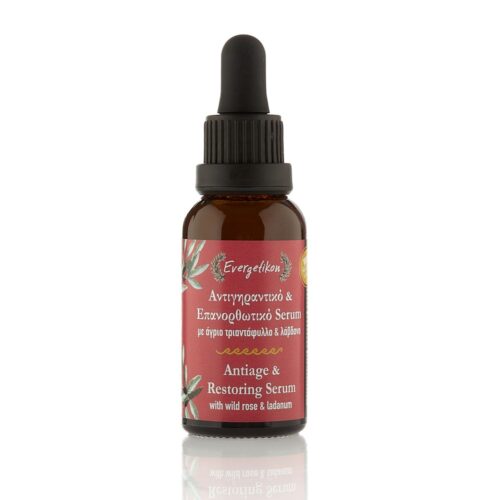 Natural Anti-aging & Restoring Serum (30ml) - Evergetikon-0