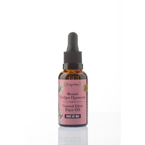 Natural Εlixir Face Oil “Rose De Mai” - Evergetikon-0