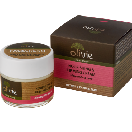 Nourishing & Firming Cream With Oligopeptides & Caviar - Olivie-0