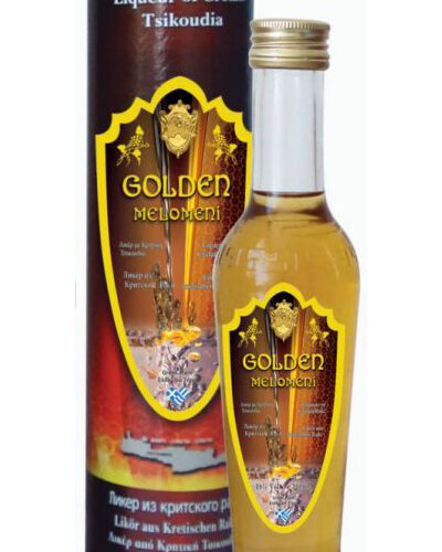 Golden Melomeni Liqueur With Raki & Honey (200ml)-0